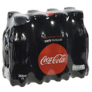COCA ZERO PET 8X25CL