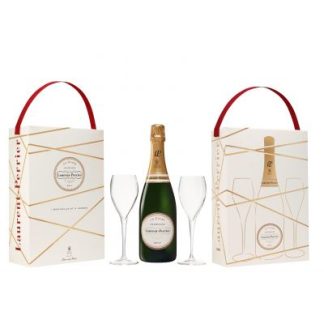 LAURENT PERRIER + 2 glazen