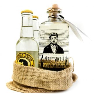 PRAETWATER GIN 50CL GESCHENKVERPAKKING