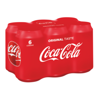 COCA COLA BLIK 6X33CL