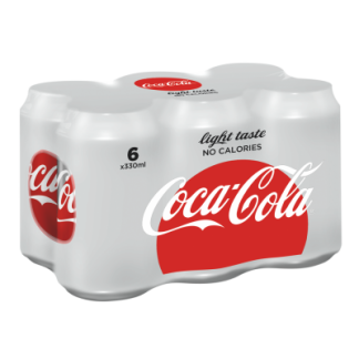 COCA COLA LIGHT BLIK 6X33CL