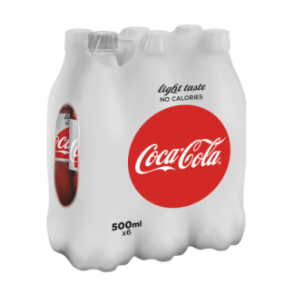 COCA COLA LIGHT PET 6X50CL