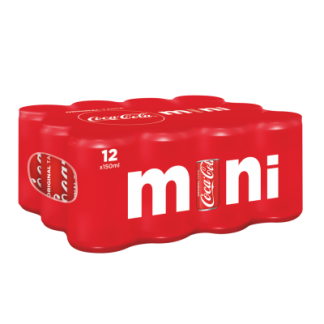 COCA COLA MINI BLIK 12X15CL