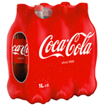 COCA COLA PET 6X1L