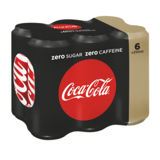 COCA COLA ZERO DECAF BLIK 6X33CL