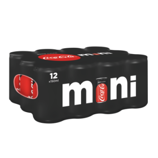 COCA COLA ZERO MINI BLIK 12X15CL