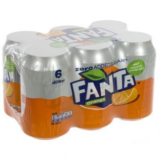 FANTA ORANGE ZERO BLIK 6X33CL