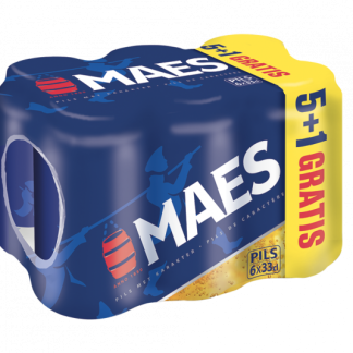 MAES BLIK 6X33CL 5+1 gratis.