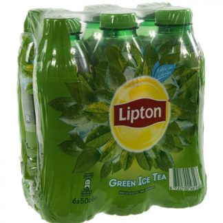 LIPTON ICE TEA REGULAR GREEN PET 6X50CL