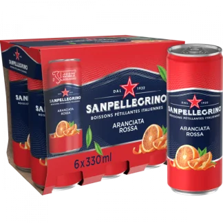 San Pellegrino Aranciata Rossa blik 6 x 33cl