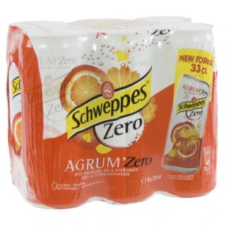 SCHWEPPES AGRUM ZERO BLIK 6X33XL