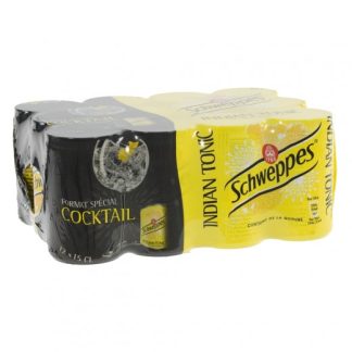 SCHWEPPES TONIC MINI BLIK 12X15CL